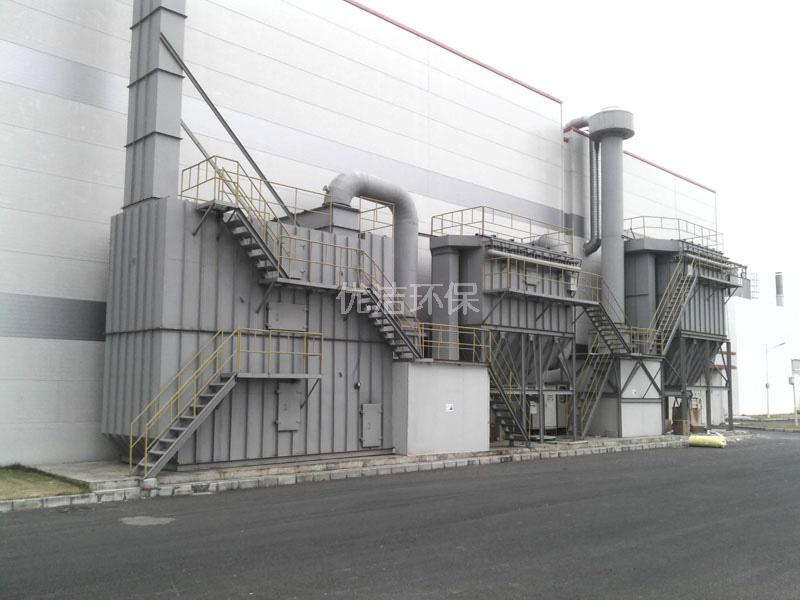 化工厂中央集尘+活性炭吸附组合系统
